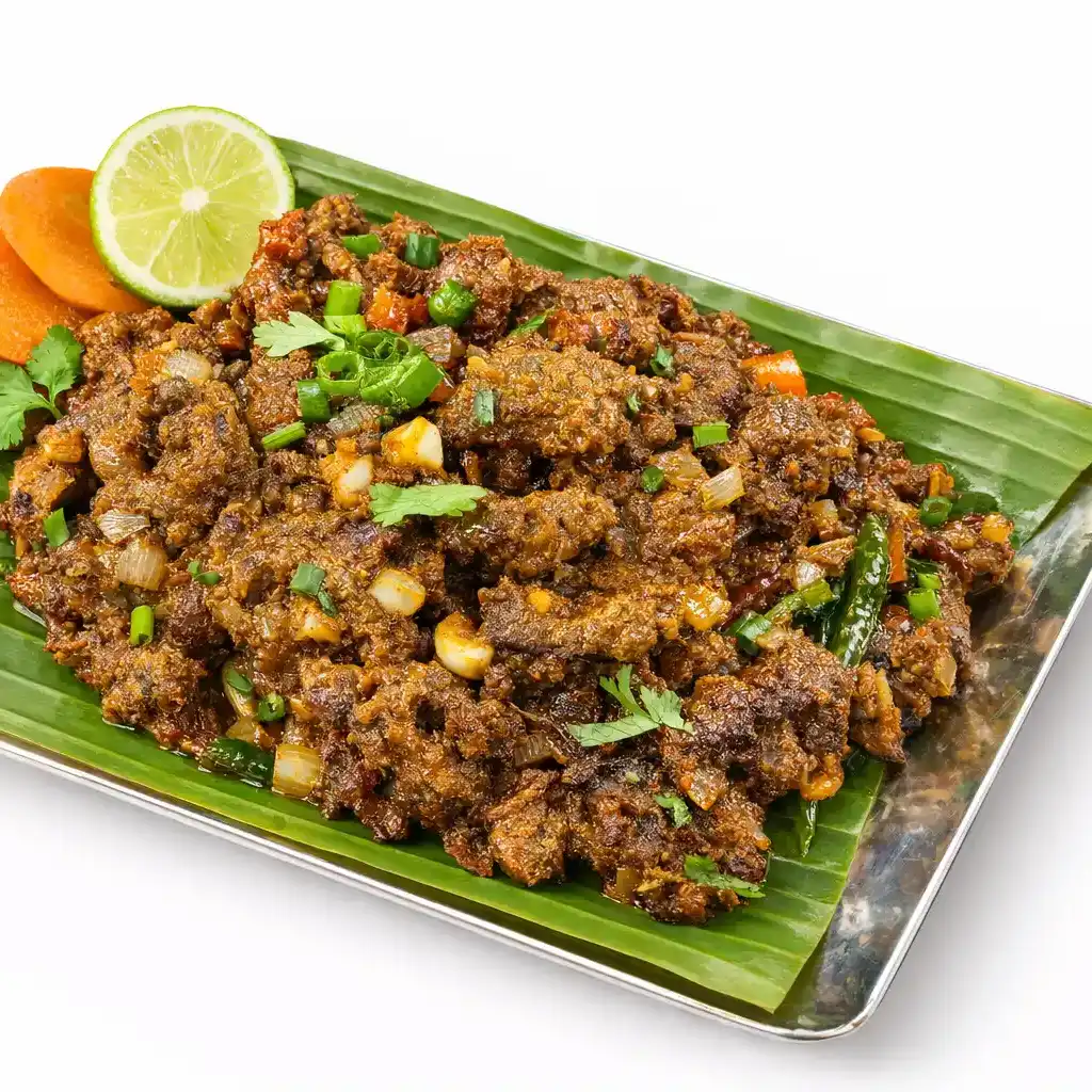 Mutton Sukka at Naga's South Indian Cuisine 